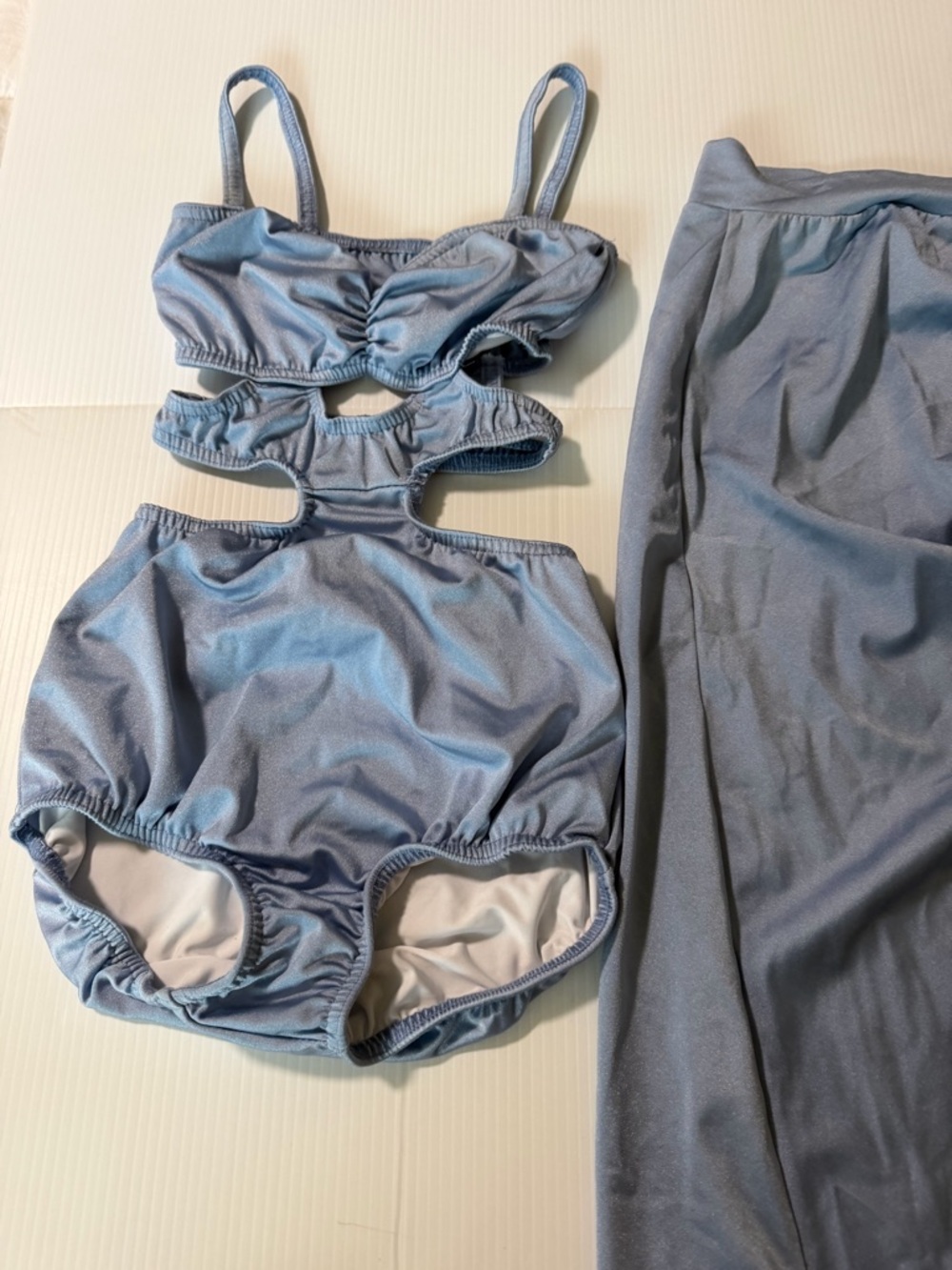Kelle dance solo lyrical costume light blue CLOSER TO FINE 8434 LC-large child - Picture 3 of 11
